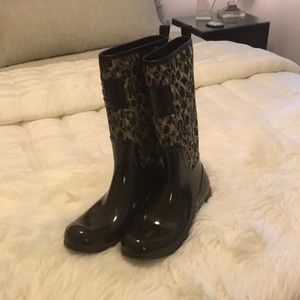 Coach rain boots size 11